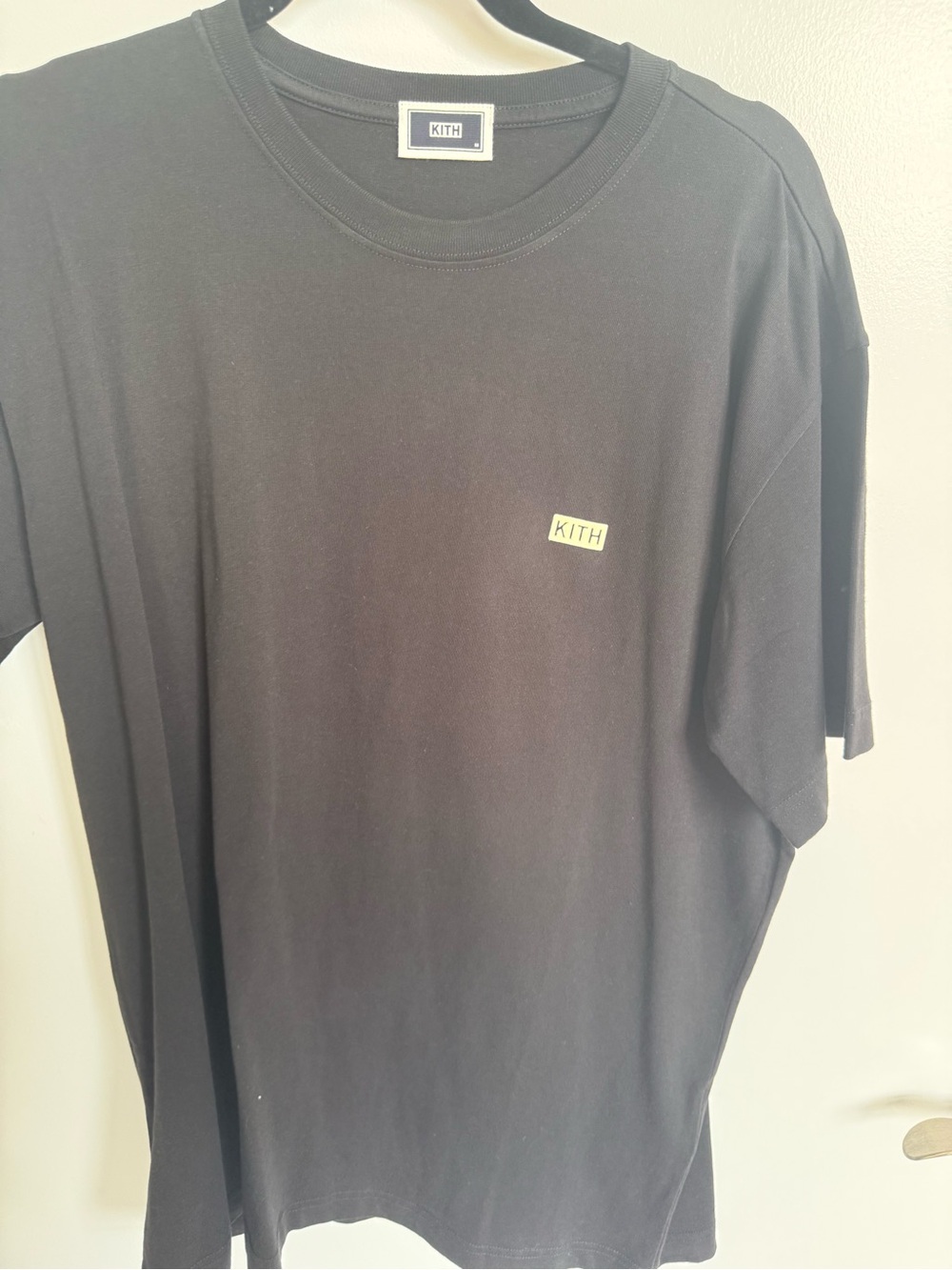 Kith Black Short Sleeve Crew T-Shirt with Small Chest Logo